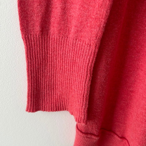 Mossimo Coral Cotton & Wool V-Neck Sweater - Picture 9 of 16